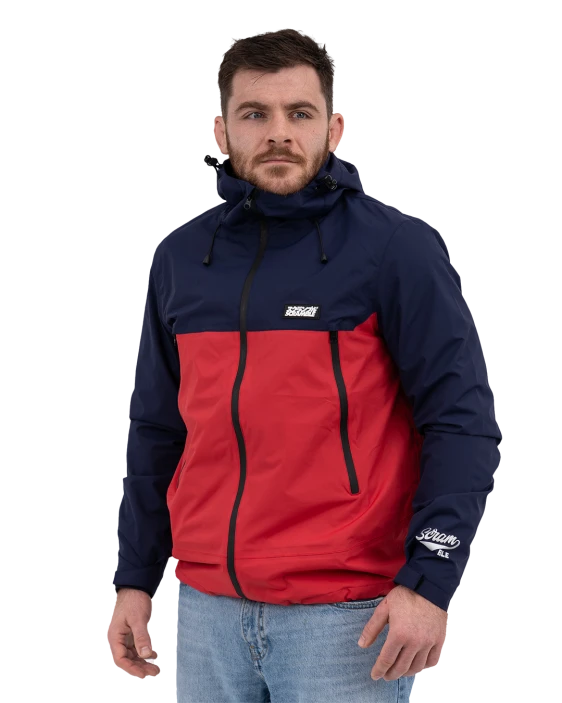Ame Jacket - Red / Navy