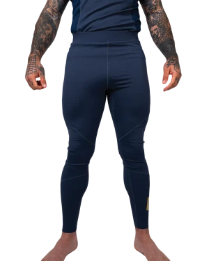 Shinobi Compression Tights – Midnight Blue