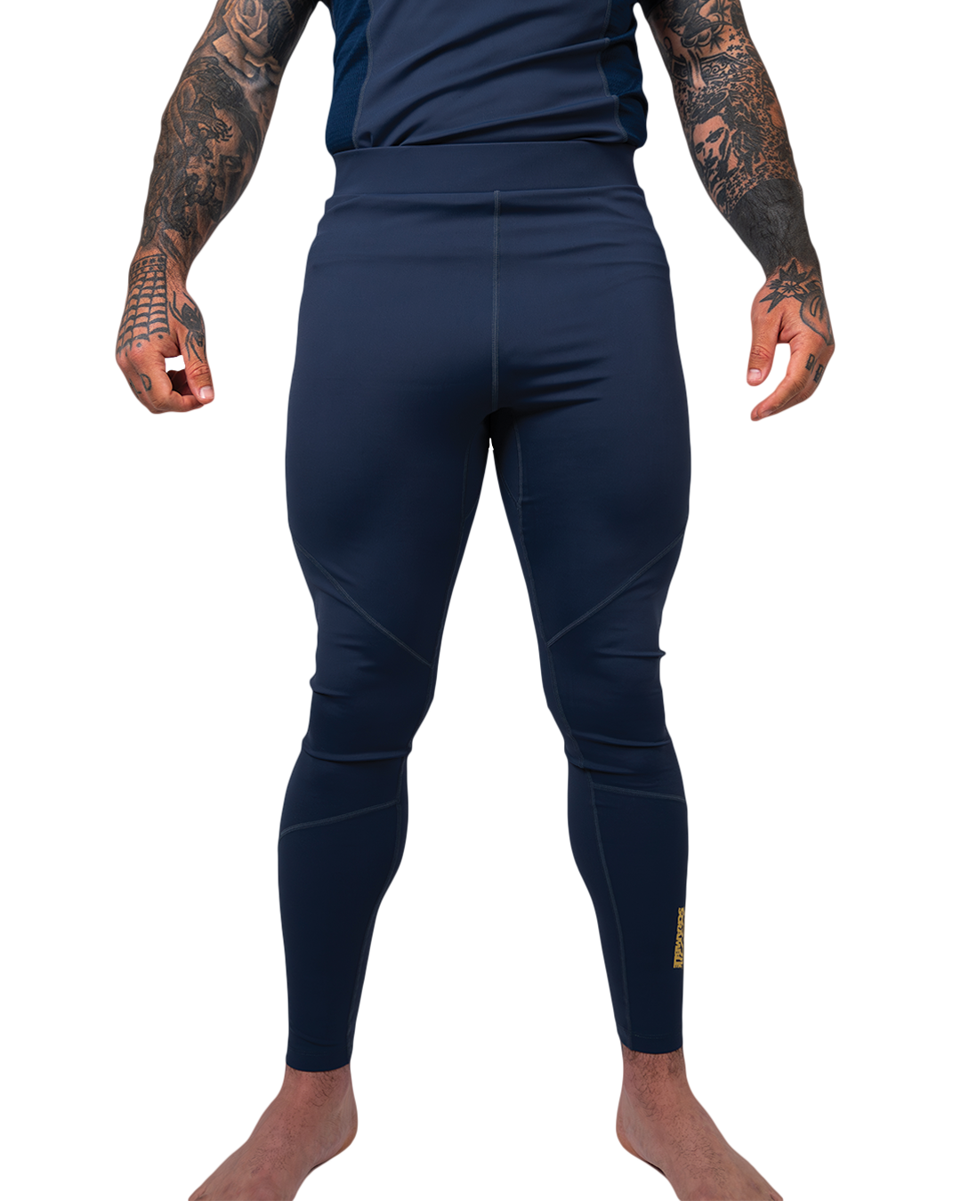 Shinobi Compression Tights – Midnight Blue
