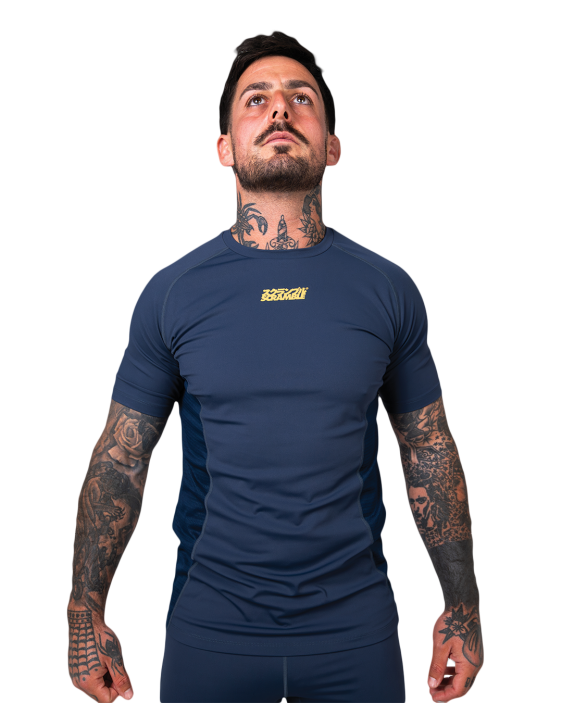 Shinobi Compression Top - Short Sleeve - Midnight Blue Shinobi Compression Top - Short Sleeve - Midnight Blue