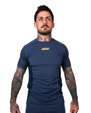 Shinobi Compression Top – Short Sleeve – Midnight Blue
