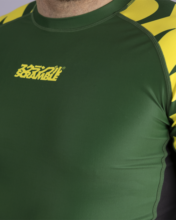 Baka Rashguard - Green & Yellow