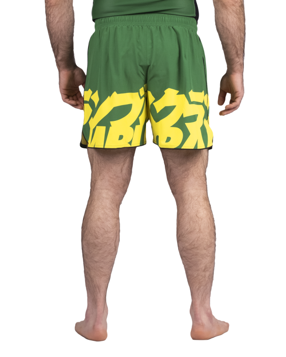 Baka Shorts - Green & Yellow Baka Shorts - Green & Yellow