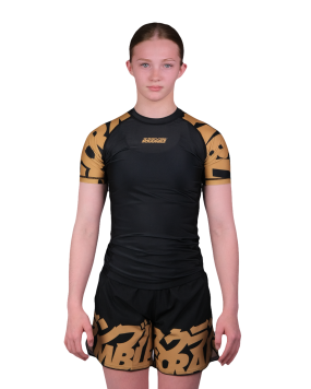 Baka Rashguard Kids - Black/Gold