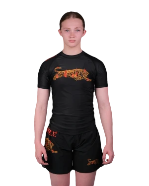Burning Tiger Rashguard – Kids
