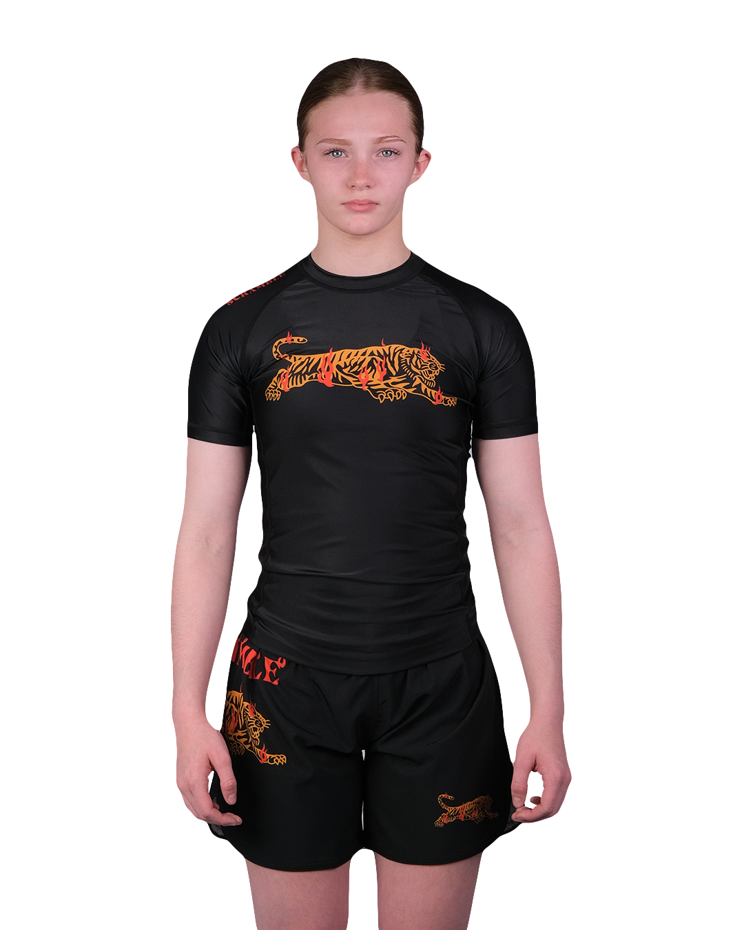 Burning Tiger Rashguard – Kids