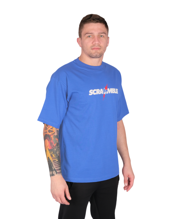 Scramble Never Die T-Shirt - Blue Scramble Never Die T-Shirt - Blue
