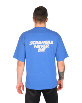 Scramble Never Die T-Shirt - Blue
