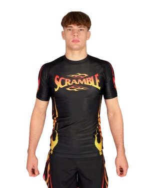 1998 Fire Rashguard – Black